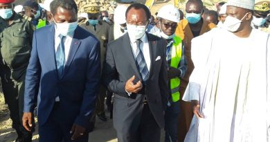 Atanga Nji and Nganou Djounessi arriving Maroua