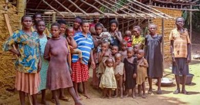 The Bagyeli community of Moungue Village. Photo credit: Madeleine Ngeunga/FPP